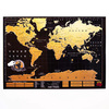 стирательная карта мира