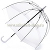 Зонт-трость с прозрачным куполом