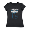 Женская футболка «Live long and prosper»