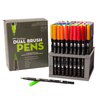 Tombow Dual Brush Pen Art Markers, 96 Color Set with Desk Stand