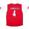 2006-08 Arsenal Home Shirt Fabregas #4 M