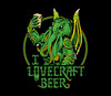 Футболка I Lovecraft Beer, M, коричневая
