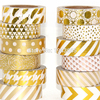 Gold foil washi tape