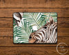 MacBook Decal with Zebra and Jungle