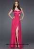 Shinning Sequined Strapless Side Slit Evening Dress Under $200