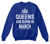 Толстовка Queens are born in March