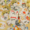 40 pcs/box cute fat cat mini paper sticker