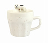 3D Ceramic Mug Handmade Cup with a cat