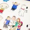 Гриффины (Family Guy). Лист виниловых наклеек А4