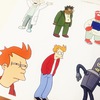 Футурама (Futurama). Лист виниловых наклеек А4