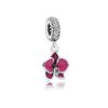 PANDORA Orchid Dangle Charm