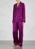 Olivia Von Halle Purple Pyjamas