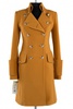 Пальто женское демисезонное Кашемир Горчичный