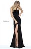 2017 Sexy Sherri Hill 50861 Cutout Black One Shoulder Prom Gown