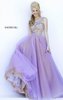 Sherri Hill 11271 Lilac Two-Piece Beaded Layered Long Evening Dress Discount