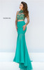 Emerald Beads Sherri Hill Style 32355 Halter Style Bandage 2 Piece Prom Dress Cheap