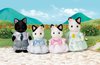 Sylvanian Families "Семья Чёрно-белых котов" арт. 5181