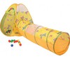 Bony Игровой домик с тоннелем Бабочки + 100 шариков