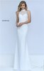 2016 Sherri Hill 11328 Haltered Cutout Slit Ivory Long Prom Dress Online