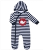Комбинезон с капюшоном детский Barkito «Морячок», белый в синюю полоску, размер: 68