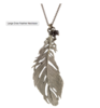 alex monroe large crow feather necklace