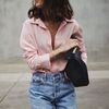pink blouse