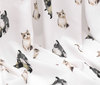 Silk crepe de chine 2017 Spring/Summer Fabric, Lovely cats printing