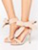 Missguided Barely There Tie Side Sandals
