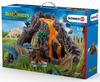 Набор Гигантский вулкан с динозаврами, Schleich