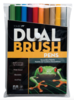 Tombow 56168 Dual Brush Pen Set Secondary 10pk