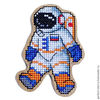 Набор для вышивания магнита "Космонавт"  Дивная вишня