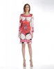 Emilio Pucci Square Neck Marilyn Printed Jersey Mini Dress