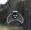 SILVER Slavic Lunitsa Female Pendant Slav Necklace