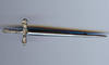 VINTAGE ORNATE hallmarked sterling silver Scottish SWORD pin