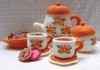 Amigurumi Pattern Crochet Tea Set and Cookies DIY Instant Digital Download PDF