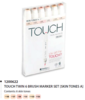 Набор BRUSH Touch Twin 6 телесные тона