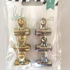 Heidi Swapp Bulldog Clips Silver&Gold