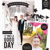 Me & My Big Ideas Pocket Pages Clear Stickers 6 Sheets -Love