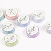 12pic Soft color paper washi tape