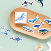 45 pcs Whale Label Stickers