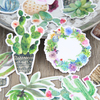 28pcs Tropical Cactus Plant Scrapbooking