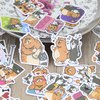 40pcs Cute Fat Cat Stickers