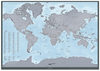 Карта мира со стираемым слоем