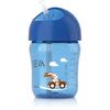 2 поильника avent 260 ml с трубочкой синий