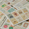 128 pcs Vintage Stamp Sticker