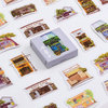 45 pcs mini house paper sticker