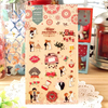 2pcs Paper Sticker Love