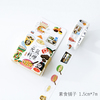 Food Sushi Dessert Paper Fita Washi Tape