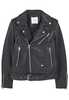 Кожаная косуха!! Mango TRIBECA - Leather jacket - black