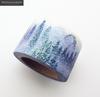 Glitter Snow Forest Decorative Tape